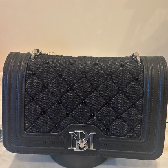 Badgley Mischka Handbags - Badgley Mischka, Black Quilted Women's Bag